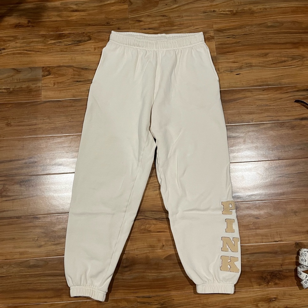 PINK Victoria's Secret Beige Joggers